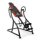 Klarfit Relax Zone - Tabla de inversión, 150 kg de Peso máx, 20 Niveles Ajustables, Acero y...
