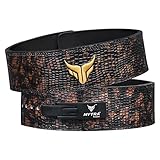 Mytra Fusion cinturon gym Cuero real cinturon powerlifting con palanca cinturon gimnasio para...