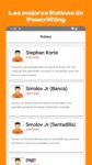 app rutina gimnasio